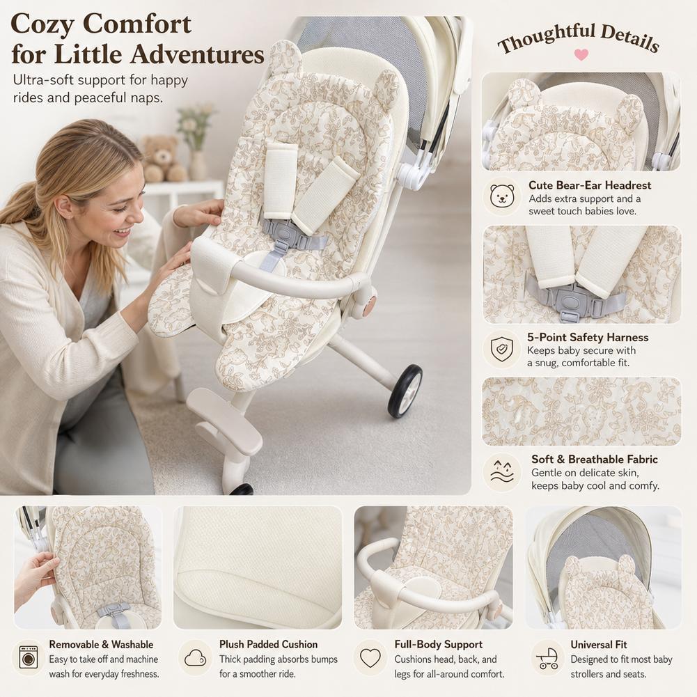 Baby Stroller Seat Cushion Sof - огляд і ціна Infant Car Seat Cover